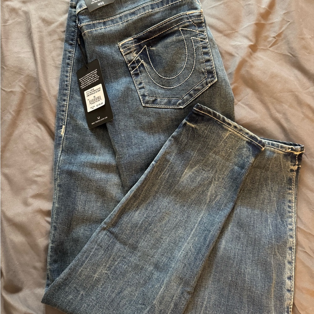 True Religion Women's Classic Blue Skinny Jeans